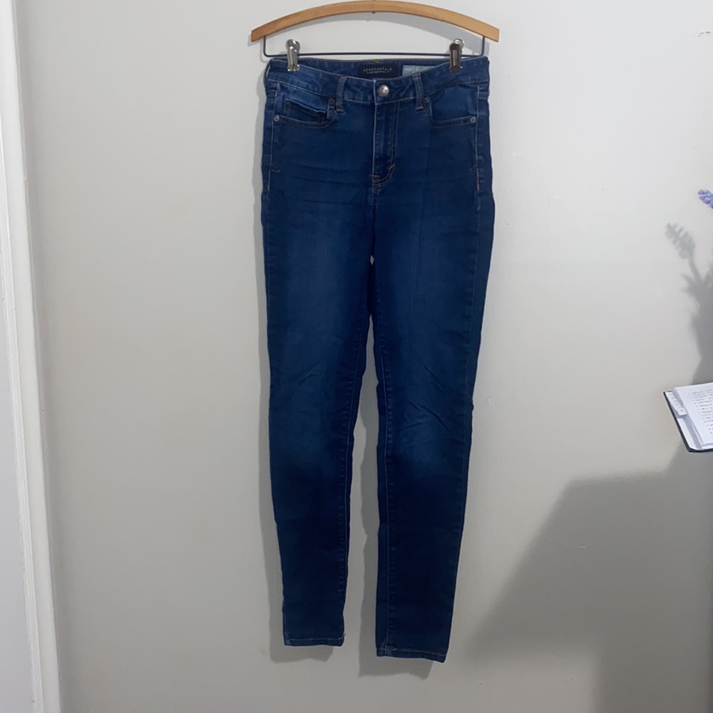 🪼Aéropostale High Waisted Jeggings Size 4 long! - Picture 2 of 10